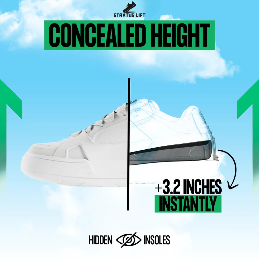 THE STRATUS LIFT - Height increasing insoles