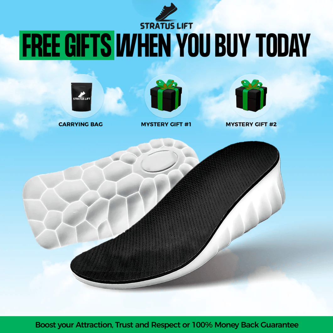 THE STRATUS LIFT - Height increasing insoles